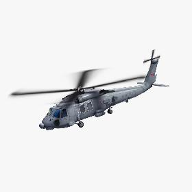 MH-60R Seahawk Danish 3D model